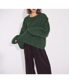 【グリーンパークス/Green Parks】のふわふわケーブルニットプルオーバー 人気、トレンドファッション・服の通販 founy(ファニー) ファッション Fashion レディースファッション Fashion for Women トップス・カットソー Cut & Sew Tops ニット Knit Tops & Sweaters カジュアルプルオーバー・ニットトップス Pullovers & Knit Tops / Casual Pullovers おすすめ Recommended / Our Picks セーター Sweater, Knitwear ボトム Bottoms, Lower Wear ポケット Pocket, Pocket Detail リラックス Relax, Relaxed Fit A/W・秋冬 Autumn/Winter thumbnail Green|ID: prp329100004774579 ipo3291000000035630468