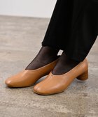 【アポム/APOM】のオブリークトゥローヒールパンプス40 キャメル|ID: prp329100004774584 ipo3291000000035549720