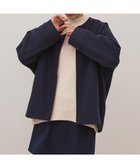 【アメリカンホリック/AMERICAN HOLIC】の【選べる丈】中空FIBERノーカラーコート Navy|ID: prp329100004774588 ipo3291000000035410052