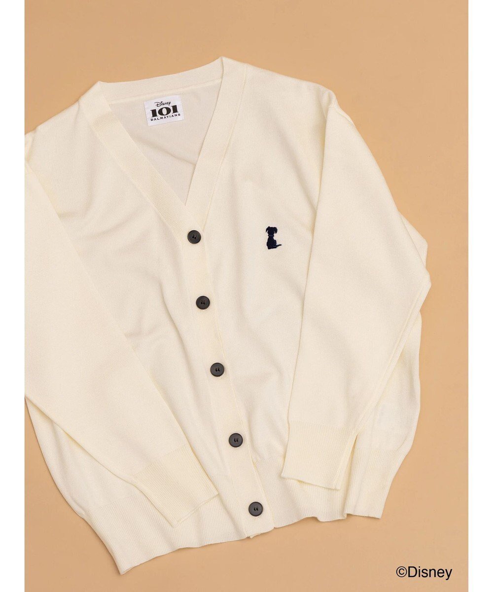 【テチチ/Te chichi】の【Disney】101/刺繍Vネックカーディガン インテリア・キッズ・メンズ・レディースファッション・服の通販 founy(ファニー) ファッション Fashion レディースファッション Fashion for Women トップス・カットソー Cut & Sew Tops ニット Knit Tops & Sweaters カーディガン・羽織り Layered Style Cardigans Vネックトップス V-Neck Tops / V-Cut Neckline Shirts おすすめ Recommended / Our Picks カーディガン Cardigan, Knitwear シンプル Simple, Minimal セーター Sweater, Knitwear 夏 Summer S/S・春夏 SS, Spring/Summer, Warm Season A/W・秋冬 Autumn/Winter オフホワイト|ID: prp329100004774602 ipo3291000000034606405