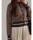 【テチチ/Te chichi】のバイカラークラシカルカーディガン 人気、トレンドファッション・服の通販 founy(ファニー) ファッション Fashion レディースファッション Fashion for Women トップス・カットソー Cut & Sew Tops ニット Knit Tops & Sweaters カーディガン・羽織り Layered Style Cardigans カーディガン Cardigan, Knitwear クラシカル Classical, Vintage-Inspired コンパクト Compact, Small Size シンプル Simple, Minimal セーター Sweater, Knitwear チェック Check, Plaid, Tartan エレガント 上品 Elegant 夏 Summer S/S・春夏 SS, Spring/Summer, Warm Season 無地 Plain, Solid Color A/W・秋冬 Autumn/Winter thumbnail ブラウン|ID: prp329100004774603 ipo3291000000034606411