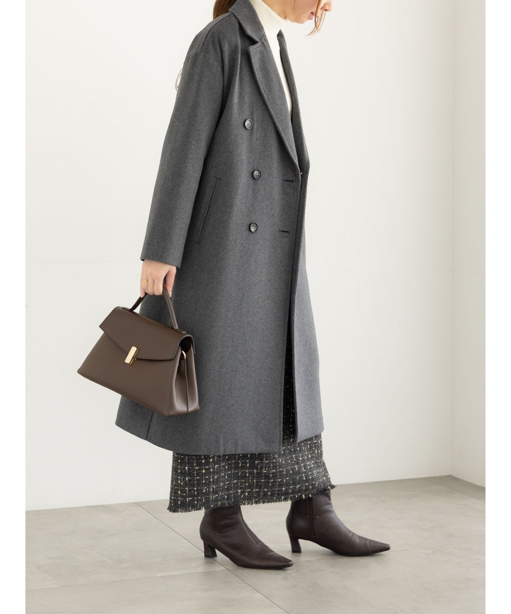 【テチチ/Te chichi】のチェスターコート インテリア・キッズ・メンズ・レディースファッション・服の通販 founy(ファニー) 　ファッション　Fashion　レディースファッション　Fashion for Women　アウター　Coat / Outerwear Collection　コート・ロングコート・ピーコート　Long Coats, Peacoats & More　レディースジャケット・軽アウター　Jackets　チェスターコート・ロング丈アウター　Chester Coats / Chesterfield Long Coats　ジャケット　Jacket, Outerwear　スリット　Slit, Slit Detail　チェスターコート　Chester Coat, Long Coat　夏　Summer　S/S・春夏　SS, Spring/Summer, Warm Season　A/W・秋冬　Autumn/Winter　チャコールグレー|ID: prp329100004774607 ipo3291000000034768546