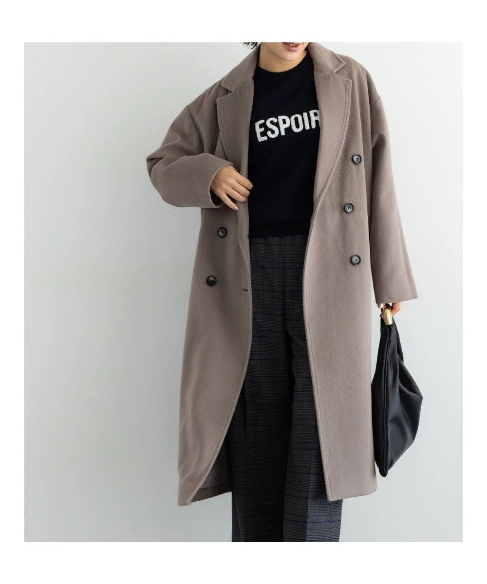 【テチチ/Te chichi】のチェスターコート インテリア・キッズ・メンズ・レディースファッション・服の通販 founy(ファニー) 　ファッション　Fashion　レディースファッション　Fashion for Women　アウター　Coat / Outerwear Collection　コート・ロングコート・ピーコート　Long Coats, Peacoats & More　レディースジャケット・軽アウター　Jackets　チェスターコート・ロング丈アウター　Chester Coats / Chesterfield Long Coats　ジャケット　Jacket, Outerwear　スリット　Slit, Slit Detail　チェスターコート　Chester Coat, Long Coat　夏　Summer　S/S・春夏　SS, Spring/Summer, Warm Season　A/W・秋冬　Autumn/Winter　モカ|ID: prp329100004774607 ipo3291000000034768547