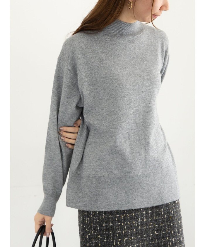 【テチチ/Te chichi】のバックスリットスタンドネックプルオーバー インテリア・キッズ・メンズ・レディースファッション・服の通販 founy(ファニー) https://founy.com/ ファッション Fashion レディースファッション Fashion for Women トップス・カットソー Cut & Sew Tops ニット Knit Tops & Sweaters カジュアルプルオーバー・ニットトップス Pullovers & Knit Tops / Casual Pullovers スタンド Stand Collar, Upright Stand スリット Slit, Slit Detail セーター Sweater, Knitwear デニム Denim, Jeans Material エレガント 上品 Elegant 夏 Summer S/S・春夏 SS, Spring/Summer, Warm Season A/W・秋冬 Autumn/Winter |ID: prp329100004774609 ipo3291000000034779228