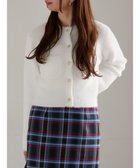 【テチチ/Te chichi】のショートシャギーポケットカーディガン ホワイト|ID: prp329100004774610 ipo3291000000034606436