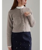 【テチチ/Te chichi】のショートシャギーポケットカーディガン モカ|ID: prp329100004774610 ipo3291000000034606437