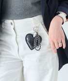 【フィービィー/phoebe】のハートレザーバッグチャーム ブラック ブラック|ID: prp329100004774613 ipo3291000000035696913