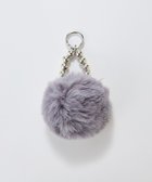 【フィービィー/phoebe】のメタルボールファーバッグチャーム グレー グレー|ID: prp329100004774614 ipo3291000000034606446