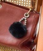 【フィービィー/phoebe】のメタルボールファーバッグチャーム ブラック ブラック|ID: prp329100004774615 ipo3291000000034606448