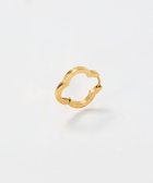 【フィービィー/phoebe】の【金属アレルギー対応】フラワーワンタッチフープピアス ゴールド/サージカルステンレス(片耳) ゴールド|ID: prp329100004774625 ipo3291000000034606472