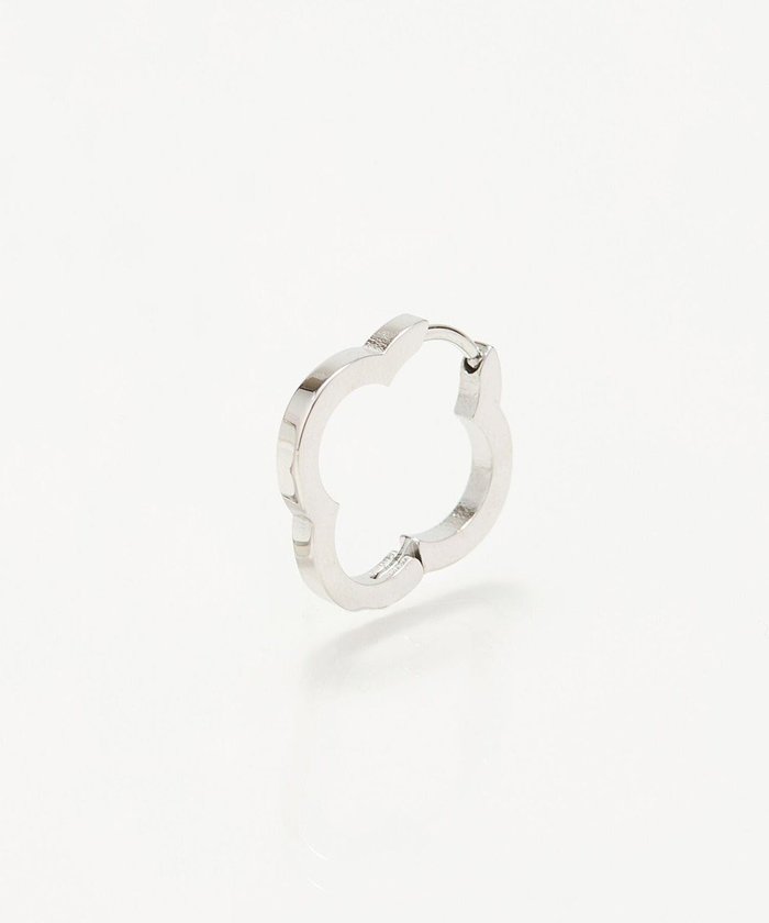 【フィービィー/phoebe】の【金属アレルギー対応】フラワーワンタッチフープピアス シルバー/サージカルステンレス(片耳) インテリア・キッズ・メンズ・レディースファッション・服の通販 founy(ファニー) https://founy.com/ ファッション Fashion レディースファッション Fashion for Women アクセサリー Fashion Accessories シルバー Silver, Metallic Silver フラワー Flower, Floral フープ Hoop, Hoop Earrings 片耳 One-Ear, Single Earring |ID: prp329100004774626 ipo3291000000034606473