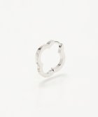 【フィービィー/phoebe】の【金属アレルギー対応】フラワーワンタッチフープピアス シルバー/サージカルステンレス(片耳) シルバー|ID: prp329100004774626 ipo3291000000034606474