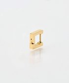【フィービィー/phoebe】の【金属アレルギー対応】ストレートスクエアフープピアス ゴールド/サージカルステンレス(片耳) ゴールド|ID: prp329100004774627 ipo3291000000035873180