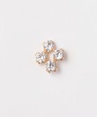 【フィービィー/phoebe】の【K10】スウィートフラワービジューピアス/BOXつき(片耳) ゴールド|ID: prp329100004774636 ipo3291000000034606494