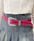 【ウィゴー/WEGO】のLビジューラメシャギーベルト 人気、トレンドファッション・服の通販 founy(ファニー) ファッション Fashion レディースファッション Fashion for Women ベルト&ウエストマーク Belts & Waist Accessories ストーン Stone, Gem-Like スマホ Smartphone, Mobile Device ビジュー Bijou, Jewel-like Accent レオパード Leopard, Animal Print thumbnail ピンク|ID: prp329100004774641 ipo3291000000035828353