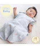 【マザーガーデン/Mother garden / KIDS】のしろたん 総柄 スリーパー 四重ガーゼ ベビー おくるみ グレー|ID: prp329100004775458 ipo3291000000034615795