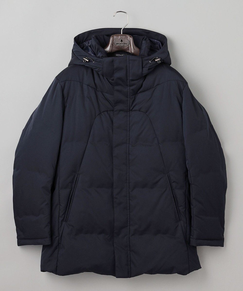 【五大陸/gotairiku / MEN】のWEB限定【仕事で着られる】ドレスダウンコート_ストレッチツイル_25年新作 インテリア・キッズ・メンズ・レディースファッション・服の通販 founy(ファニー) 　ファッション　Fashion　メンズファッション　Fashion for Men　アウター　Men's Coats Outerwear　ダウンジャケット / 軽量ダウン　Down Jackets & Coats　傘　Umbrella, Parasol　シンプル　Simple, Minimal　ジャケット　Jacket, Outerwear　スタンダード　Standard, Basic　ストレッチ　Stretch, Stretchy Fabric　スマート　Smart, Elegant　スラックス　Slacks, Dress Pants　スーツ　Suit, Formalwear　ダウン　Down, Puffer　ツイル　Twist, Twisted Detail　ドレス　Dress, One-Piece　定番　Standard, Basic Item　フェザー　Feather, Feather Detail　ボックス　Boxy, Box Shape　ポケット　Pocket, Pocket Detail　モコモコ　Fuzzy, Fluffy　冬　Winter / This Winter　A/W・秋冬　Autumn/Winter　ビジネス 仕事 通勤　Business / Work / Commuting　ネイビー系|ID: prp329100004775475 ipo3291000000034615877