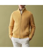 【ジョセフ アブード/JOSEPH ABBOUD / MEN】の【3シーズン活躍する綿ブレンド】コットンアクリルバルキー ジップニット ブルゾン ライトオレンジ系|ID: prp329100004775476 ipo3291000000035126686