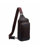 【エース バッグズ アンド ラゲッジ/ACE BAGS & LUGGAGE / MEN】のultima tokyo デルタ ボディバッグ フロントファスナーポケット 17366 ウルティマトーキョー ダークブラウン×ネイビー|ID: prp329100004775486 ipo3291000000034615915