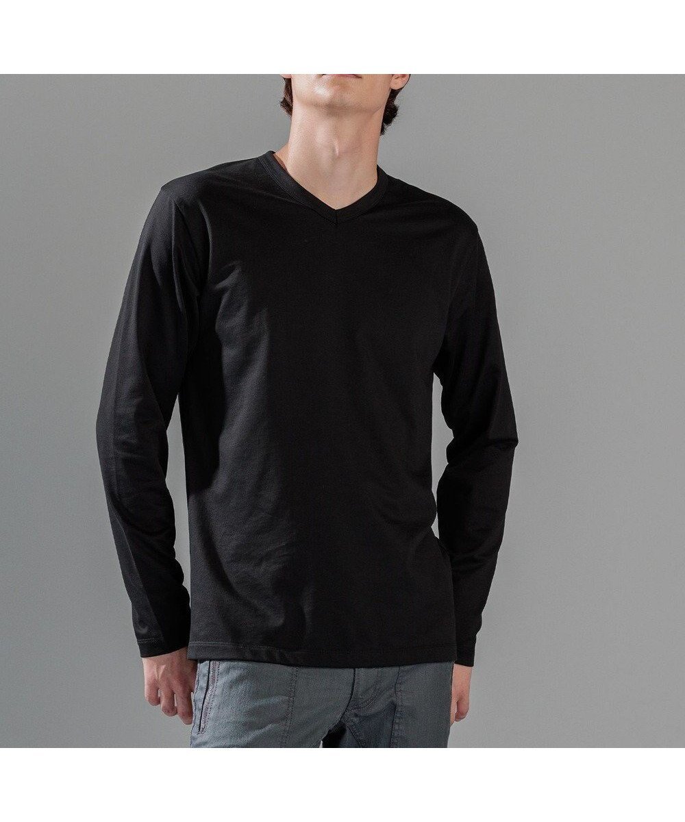 【ジョゼフ オム/JOSEPH HOMME / MEN】のスビンソフトジャージー Vネック長袖カットソー 人気、トレンドファッション・服の通販 founy(ファニー) 　ファッション　Fashion　メンズファッション　Fashion for Men　トップス・カットソー　Cut & Sew Tops　メンズシャツ　Shirts　インド　Indian Textile　カットソー　Cut and Sewn Top　ピーチ　Peach, Soft Touch　ベーシック　Basic, Essential　エレガント 上品　Elegant　夏　Summer　S/S・春夏　SS, Spring/Summer, Warm Season　A/W・秋冬　Autumn/Winter　長袖　Long Sleeve, Full Sleeve　 other-1|ID: prp329100004775491 ipo3291000000034615943