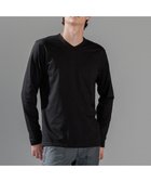 【ジョゼフ オム/JOSEPH HOMME / MEN】のスビンソフトジャージー Vネック長袖カットソー 人気、トレンドファッション・服の通販 founy(ファニー) ファッション Fashion メンズファッション Fashion for Men トップス・カットソー Cut & Sew Tops メンズシャツ Shirts インド Indian Textile カットソー Cut and Sewn Top ピーチ Peach, Soft Touch ベーシック Basic, Essential エレガント 上品 Elegant 夏 Summer S/S・春夏 SS, Spring/Summer, Warm Season A/W・秋冬 Autumn/Winter 長袖 Long Sleeve, Full Sleeve thumbnail ブラック系|ID: prp329100004775491 ipo3291000000034615944