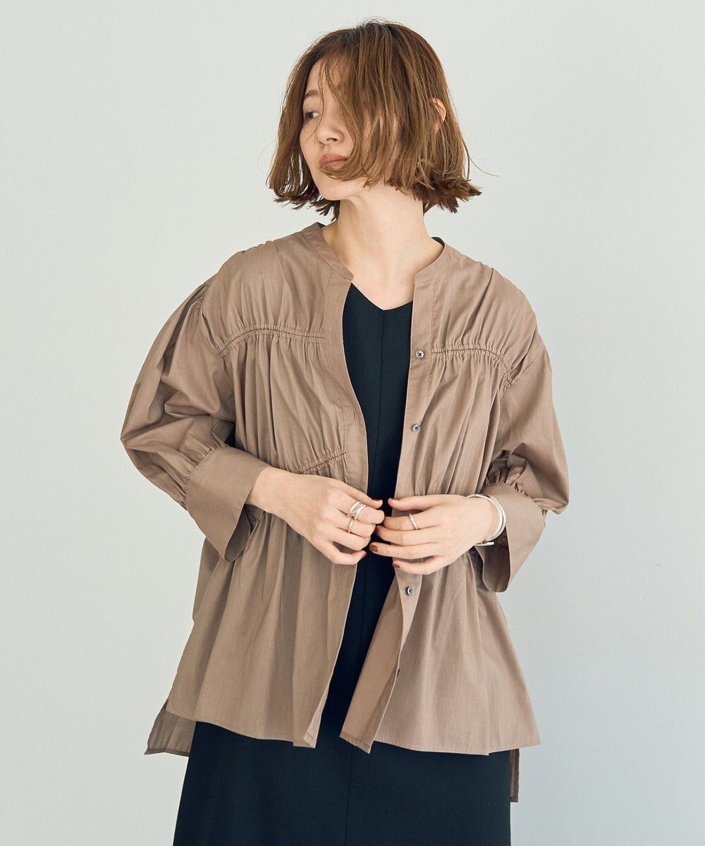 【イェッカ ヴェッカ/YECCA VECCA】の【ORGABITS】ギャザーデザインシャツ 人気、トレンドファッション・服の通販 founy(ファニー) ファッション Fashion レディースファッション Fashion for Women トップス・カットソー Cut & Sew Tops シャツ・ブラウス・オフィスカジュアル Elegant Blouses & Button-Ups 春 Spring ギャザー Gathered, Ruffled シンプル Simple, Minimal ペーパー Paper, Kraft Paper ポケット Pocket, Pocket Detail S/S・春夏 SS, Spring/Summer, Warm Season おすすめ Recommended / Our Picks 夏 Summer other-1|ID: prp329100004775495 ipo3291000000034615991