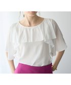 【イェッカ ヴェッカ/YECCA VECCA】のラッフルシアーブラウス 人気、トレンドファッション・服の通販 founy(ファニー) ファッション Fashion レディースファッション Fashion for Women トップス・カットソー Cut & Sew Tops シャツ・ブラウス・オフィスカジュアル Elegant Blouses & Button-Ups おすすめ Recommended / Our Picks シアー Sheer, See-Through ヘムライン Hemline, Bottom Cut ボトム Bottoms, Lower Wear ポケット Pocket, Pocket Detail 夏 Summer 春 Spring S/S・春夏 SS, Spring/Summer, Warm Season thumbnail Off White|ID: prp329100004775499 ipo3291000000034616006