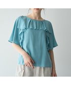 【イェッカ ヴェッカ/YECCA VECCA】のラッフルシアーブラウス 人気、トレンドファッション・服の通販 founy(ファニー) ファッション Fashion レディースファッション Fashion for Women トップス・カットソー Cut & Sew Tops シャツ・ブラウス・オフィスカジュアル Elegant Blouses & Button-Ups おすすめ Recommended / Our Picks シアー Sheer, See-Through ヘムライン Hemline, Bottom Cut ボトム Bottoms, Lower Wear ポケット Pocket, Pocket Detail 夏 Summer 春 Spring S/S・春夏 SS, Spring/Summer, Warm Season thumbnail Light Blue|ID: prp329100004775499 ipo3291000000034616008