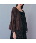 【イェッカ ヴェッカ/YECCA VECCA】のリボンデザインシアーブラウス Brown|ID: prp329100004775505 ipo3291000000034616033