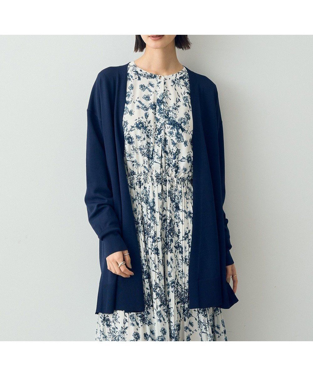 【イェッカ ヴェッカ/YECCA VECCA】のミドル丈カーディガン インテリア・キッズ・メンズ・レディースファッション・服の通販 founy(ファニー) ファッション Fashion レディースファッション Fashion for Women トップス・カットソー Cut & Sew Tops カーディガン・羽織り Layered Style Cardigans おすすめ Recommended / Our Picks カーディガン Cardigan, Knitwear シンプル Simple, Minimal ポケット Pocket, Pocket Detail ミドル Middle Length, Mid Height ロング Long, Long-Length 夏 Summer 春 Spring S/S・春夏 SS, Spring/Summer, Warm Season Navy|ID: prp329100004775508 ipo3291000000034616062