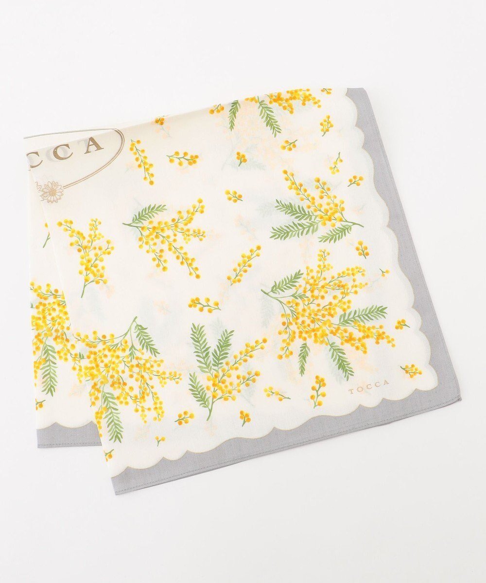 【トッカ/TOCCA】のHAPPY YELLOW FLOWER HANDKERCHIEF ハンカチ 人気、トレンドファッション・服の通販 founy(ファニー) 　ファッション　Fashion　レディースファッション　Fashion for Women　ミニ財布・二つ折り財布　Wallets & Card Cases　おすすめ　Recommended / Our Picks　タオル　Towel, Bath Towel　ハンカチ　Handkerchief, Hanky　ハンド　Hand, Handmade　プリント　Print, Printed Pattern　春　Spring　財布　Wallet, Purse　 other-1|ID: prp329100004775510 ipo3291000000034616067