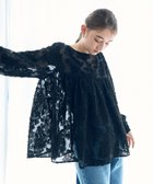 【イェッカ ヴェッカ/YECCA VECCA】の2wayカットジャガードペプラムブラウス Black|ID: prp329100004775515 ipo3291000000034616090