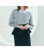 【イェッカ ヴェッカ/YECCA VECCA】の2wayレース襟ニット 人気、トレンドファッション・服の通販 founy(ファニー) ファッション Fashion レディースファッション Fashion for Women トップス・カットソー Cut & Sew Tops ニット Knit Tops & Sweaters なめらか Smooth, Silky Texture シンプル Simple, Minimal スタンダード Standard, Basic セーター Sweater, Knitwear フォルム Silhouette, Form ポケット Pocket, Pocket Detail レース Lace, Lace Fabric エレガント 上品 Elegant 夏 Summer 春 Spring S/S・春夏 SS, Spring/Summer, Warm Season thumbnail Gray Mixture|ID: prp329100004775524 ipo3291000000034616124