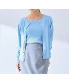 【イェッカ ヴェッカ/YECCA VECCA】のラメ混クルーネックカーディガン Blue|ID: prp329100004775528 ipo3291000000034616141