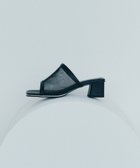 【イェッカ ヴェッカ/YECCA VECCA】のシアーミュールサンダル 人気、トレンドファッション・服の通販 founy(ファニー) ファッション Fashion レディースファッション Fashion for Women オープントゥ Open Toe Shoes サンダル Sandals, Summer Shoes チュール Tulip, Tulip Motif メタル Metal, Metal Parts エレガント 上品 Elegant 夏 Summer 春 Spring S/S・春夏 SS, Spring/Summer, Warm Season thumbnail Black|ID: prp329100004775534 ipo3291000000034616168