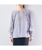 【イェッカ ヴェッカ/YECCA VECCA】のラッフルシアーブラウス Gray|ID: prp329100004775538 ipo3291000000034616203