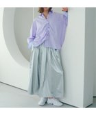 【イェッカ ヴェッカ/YECCA VECCA】のタックボリュームロングスカート Silver|ID: prp329100004775542 ipo3291000000034616262