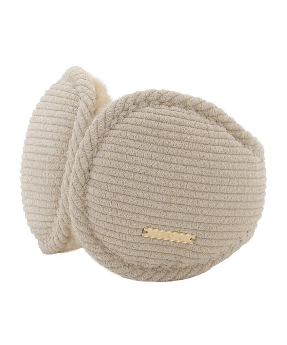 【ムーンバット/MOONBAT】のFURLA(フルラ) コーデュロイ×ファー バックアームイヤマフ インテリア・キッズ・メンズ・レディースファッション・服の通販 founy(ファニー) 　ファッション　Fashion　レディースファッション　Fashion for Women　バッグ　Bags　イタリア　Italy　エレガント 上品　Elegant　コレクション　Collection, Seasonal Line　コンパクト　Compact, Small Size　コーデュロイ　Corduroy, Cord Fabric　シンプル　Simple, Minimal　スポーツ　Sports, Activewear　パターン　Pattern, Design Print　フェイクファー　Faux Fur, Imitation Fur　プレート　Plate, Dish　冬　Winter / This Winter　A/W・秋冬　Autumn/Winter　おすすめ　Recommended / Our Picks　ゴルフ　Golf　ベージュ|ID: prp329100004775551 ipo3291000000034616381