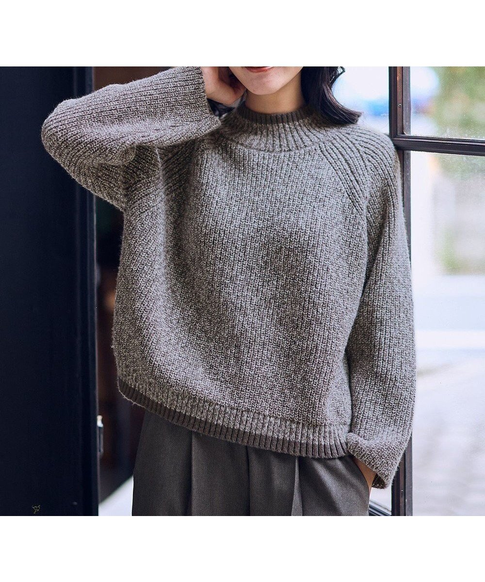 【エニー/ANY】の【5色展開】バイカラーMIXニット インテリア・キッズ・メンズ・レディースファッション・服の通販 founy(ファニー) ファッション Fashion レディースファッション Fashion for Women トップス・カットソー Cut & Sew Tops ニット Knit Tops & Sweaters おすすめ Recommended / Our Picks シンプル Simple, Minimal ストレート Straight, Straight Cut セーター Sweater, Knitwear デニム Denim, Jeans Material エレガント 上品 Elegant 冬 Winter / This Winter 洗える Machine Washable A/W・秋冬 Autumn/Winter グレーMIX|ID: prp329100004775553 ipo3291000000034616450