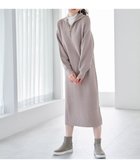 【エニー/ANY】の【洗濯機可能】ハーフジップニットワンピース グレージュ|ID: prp329100004775561 ipo3291000000034616594