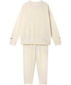 【ウンナナクール/une nana cool】の【綿混】あくびのお嬢さんのなめらか裏毛プルオーバー ベージュ|ID: prp329100004775567 ipo3291000000034616727