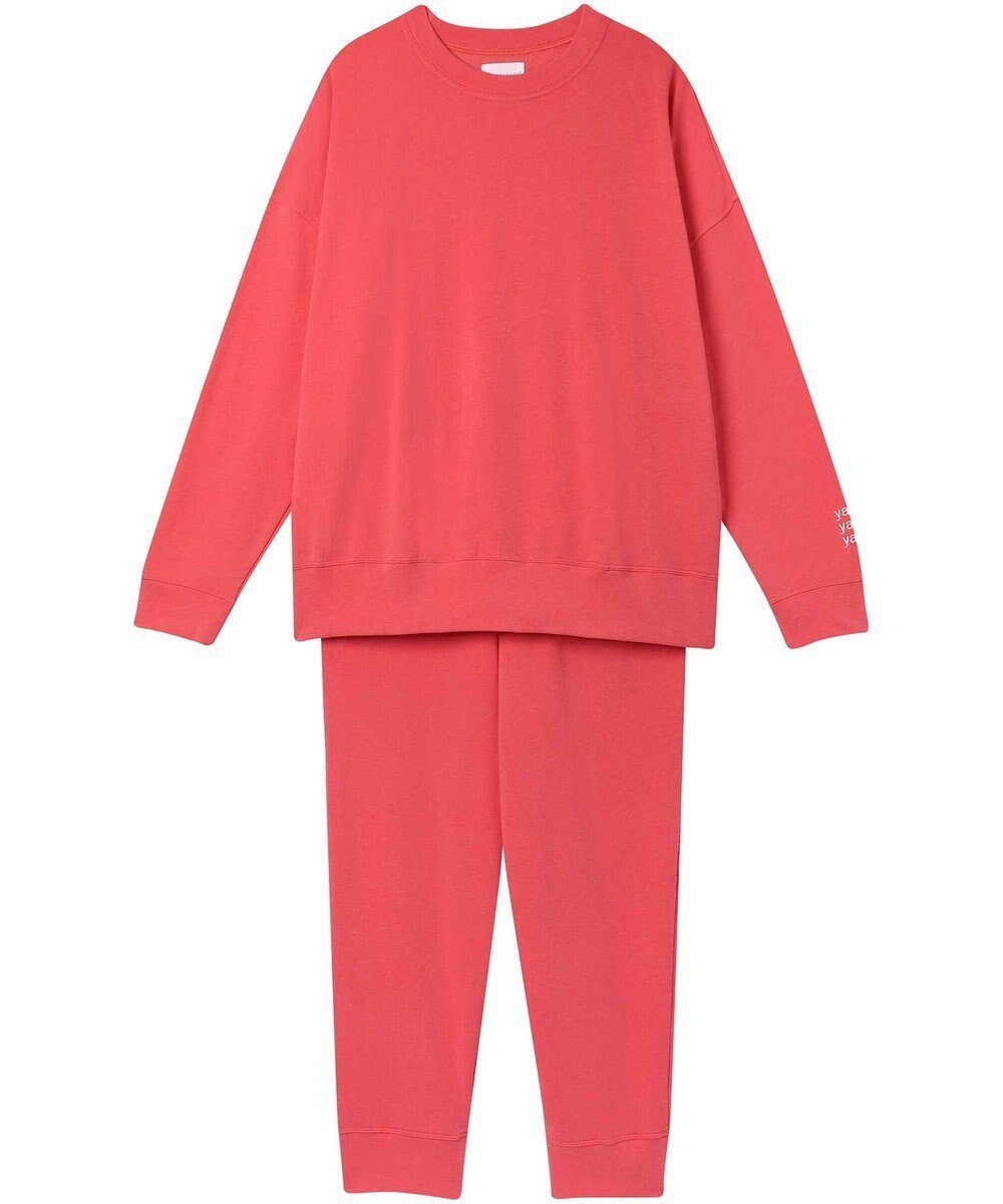 【ウンナナクール/une nana cool】の【綿混】あくびのお嬢さんのなめらか裏毛プルオーバー インテリア・キッズ・メンズ・レディースファッション・服の通販 founy(ファニー) ファッション Fashion レディースファッション Fashion for Women トップス・カットソー Cut & Sew Tops カジュアルプルオーバー・ニットトップス Pullovers & Knit Tops / Casual Pullovers なめらか Smooth, Silky Texture パジャマ Pajamas, Sleepwear プリント Print, Printed Pattern ポケット Pocket, Pocket Detail おすすめ Recommended / Our Picks サーモンピンク|ID: prp329100004775567 ipo3291000000034616735