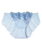 【ウンナナクール/une nana cool】の【ベロアのレースが特別感を演出】クリスマスモチーフ総レースショーツ グレイッシュブルー|ID: prp329100004775570 ipo3291000000034616760