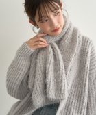 【アースミュージックアンドエコロジー/earth music&ecology】のカラーミックスシャギーマフラー Gray|ID: prp329100004775585 ipo3291000000035549740