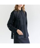 【ベイジ,/BEIGE,】のHAUYNITE / シアーストライプバンドカラーブラウス 人気、トレンドファッション・服の通販 founy(ファニー) ファッション Fashion レディースファッション Fashion for Women トップス・カットソー Cut & Sew Tops シャツ・ブラウス・オフィスカジュアル Elegant Blouses & Button-Ups カフス Cuff Design クラシカル Classical, Vintage-Inspired サテン Satin, Glossy Fabric シンプル Simple, Minimal ジャケット Jacket, Outerwear ストライプ Stripe, Striped Pattern プリント Print, Printed Pattern ラウンド Round, Round Neck エレガント 上品 Elegant 夏 Summer 春 Spring S/S・春夏 SS, Spring/Summer, Warm Season 無地 Plain, Solid Color A/W・秋冬 Autumn/Winter thumbnail Navy|ID: prp329100004775592 ipo3291000000034616936