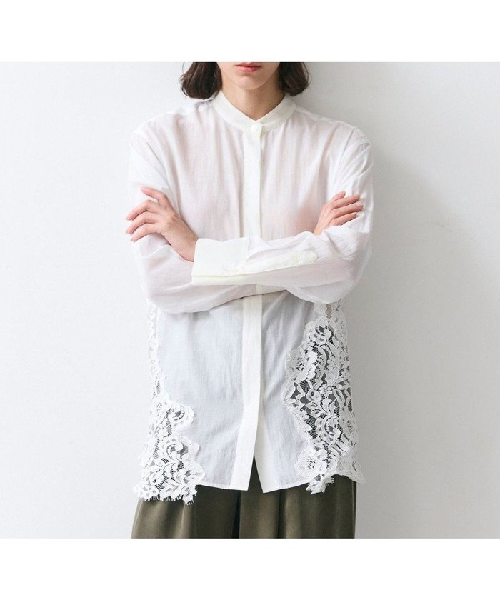 【ベイジ,/BEIGE,】のGALENA / コットンレースバンドカラーシャツ インテリア・キッズ・メンズ・レディースファッション・服の通販 founy(ファニー) https://founy.com/ ファッション Fashion レディースファッション Fashion for Women トップス・カットソー Cut & Sew Tops シャツ・ブラウス・オフィスカジュアル Elegant Blouses & Button-Ups エアリー Airy Texture オケージョン Occasion Wear デニム Denim, Jeans Material トレンド Trend, Trending Now ビスチェ Bustier, Corset Top ボトム Bottoms, Lower Wear レース Lace, Lace Fabric ビジネス 仕事 通勤 Business / Work / Commuting 夏 Summer S/S・春夏 SS, Spring/Summer, Warm Season A/W・秋冬 Autumn/Winter |ID: prp329100004775593 ipo3291000000034616941