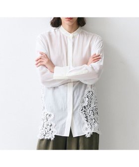 【ベイジ,/BEIGE,】 GALENA / コットンレースバンドカラーシャツ人気、トレンドファッション・服の通販 founy(ファニー) ファッション Fashion レディースファッション Fashion for Women トップス・カットソー Cut & Sew Tops シャツ・ブラウス・オフィスカジュアル Elegant Blouses & Button-Ups エアリー Airy Texture オケージョン Occasion Wear デニム Denim, Jeans Material トレンド Trend, Trending Now ビスチェ Bustier, Corset Top ボトム Bottoms, Lower Wear レース Lace, Lace Fabric ビジネス 仕事 通勤 Business / Work / Commuting 夏 Summer S/S・春夏 SS, Spring/Summer, Warm Season A/W・秋冬 Autumn/Winter |ID:prp329100004775593