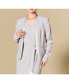 【ベイジ,/BEIGE,】の【セットアップ対応】CINDY / ダブルカラージャケット 人気、トレンドファッション・服の通販 founy(ファニー) ファッション Fashion レディースファッション Fashion for Women アウター Coat / Outerwear Collection レディースジャケット・軽アウター Jackets ノーカラージャケット / シンプル上品コーデ Collarless Jackets インナー Innerwear ウォッシャブル Machine Washable オケージョン Occasion Wear カーディガン Cardigan, Knitwear サテン Satin, Glossy Fabric ジャケット Jacket, Outerwear ストレッチ Stretch, Stretchy Fabric スーツ Suit, Formalwear セットアップ Set-Up, Coordinated Outfit ダブル Double, Double-Breasted 定番 Standard, Basic Item ボトム Bottoms, Lower Wear A/W・秋冬 Autumn/Winter S/S・春夏 SS, Spring/Summer, Warm Season おすすめ Recommended / Our Picks 夏 Summer エレガント 上品 Elegant セレモニー Ceremony ビジネス 仕事 通勤 Business / Work / Commuting thumbnail L.Gray × White|ID: prp329100004775594 ipo3291000000034616950