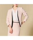 【ベイジ,/BEIGE,】の【セットアップ対応】CINDY / ダブルカラージャケット 人気、トレンドファッション・服の通販 founy(ファニー) ファッション Fashion レディースファッション Fashion for Women アウター Coat / Outerwear Collection レディースジャケット・軽アウター Jackets ノーカラージャケット / シンプル上品コーデ Collarless Jackets インナー Innerwear ウォッシャブル Machine Washable オケージョン Occasion Wear カーディガン Cardigan, Knitwear サテン Satin, Glossy Fabric ジャケット Jacket, Outerwear ストレッチ Stretch, Stretchy Fabric スーツ Suit, Formalwear セットアップ Set-Up, Coordinated Outfit ダブル Double, Double-Breasted 定番 Standard, Basic Item ボトム Bottoms, Lower Wear A/W・秋冬 Autumn/Winter S/S・春夏 SS, Spring/Summer, Warm Season おすすめ Recommended / Our Picks 夏 Summer エレガント 上品 Elegant セレモニー Ceremony ビジネス 仕事 通勤 Business / Work / Commuting thumbnail Nude x Black|ID: prp329100004775594 ipo3291000000034616951