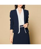 【ベイジ,/BEIGE,】の【セットアップ対応】CINDY / ダブルカラージャケット 人気、トレンドファッション・服の通販 founy(ファニー) ファッション Fashion レディースファッション Fashion for Women アウター Coat / Outerwear Collection レディースジャケット・軽アウター Jackets ノーカラージャケット / シンプル上品コーデ Collarless Jackets インナー Innerwear ウォッシャブル Machine Washable オケージョン Occasion Wear カーディガン Cardigan, Knitwear サテン Satin, Glossy Fabric ジャケット Jacket, Outerwear ストレッチ Stretch, Stretchy Fabric スーツ Suit, Formalwear セットアップ Set-Up, Coordinated Outfit ダブル Double, Double-Breasted 定番 Standard, Basic Item ボトム Bottoms, Lower Wear A/W・秋冬 Autumn/Winter S/S・春夏 SS, Spring/Summer, Warm Season おすすめ Recommended / Our Picks 夏 Summer エレガント 上品 Elegant セレモニー Ceremony ビジネス 仕事 通勤 Business / Work / Commuting thumbnail Navy x White|ID: prp329100004775594 ipo3291000000034616952